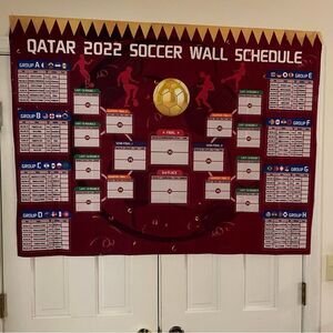 Qatar 2022 Soccer Wall Schedule (New)